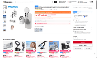 Soporte Magnético TELESIN por $369 | AliExpress