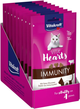 Vitakraft Hearts Immunity 9x40 gram voor €5,39 bij Bol