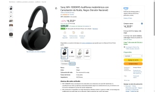 Sony WH-1000XM5 por $3,917 | Oferta Amazon