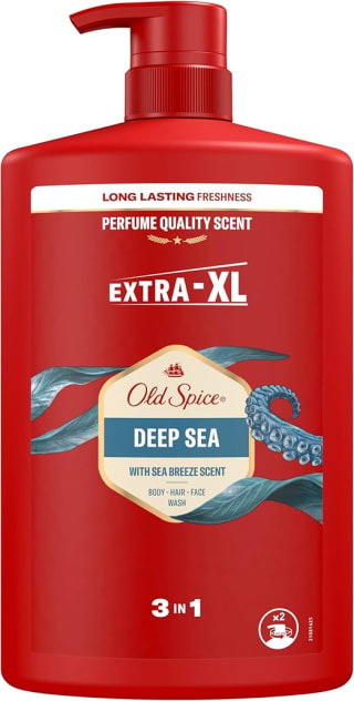 3 x Old Spice Deep Sea Men’s Shower Gel & Shampoo 1000ml 3 For 2 (£9.30 3 Bottles S&