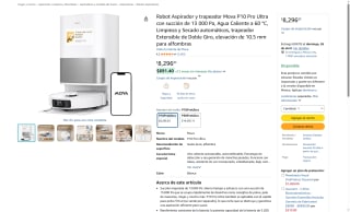 Robot Aspirador Mova P10 Pro 13,000 Pa por $8,297 | Oferta Amazon