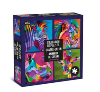 Puzzles de sabana 4 en 1 Nature et decouvertes por 6.99€