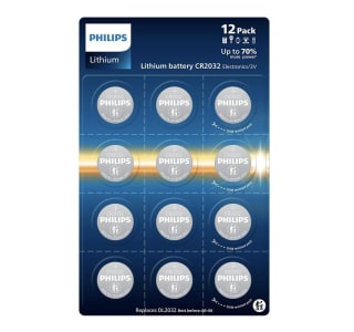 Philips Lithium CR2032 3 Volt por 7,99€