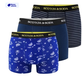 Scotch & Soda - Heren Boxers 3-Pack voor 27,99