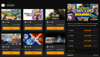 Build your own Capcom Mega Bundle desde $222 en Fanatical