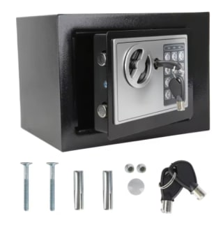 Caja de seguridad Digital electrónica de 4,6 L con teclado y llaves por 14.58€