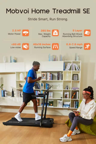 Mobvoi Home Treadmill SE 3‑in‑1 opvouwbare loopband voor €169,97 bij Joybuy