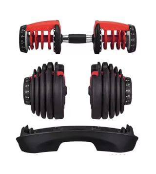 Sihao Mancuerna Ajustable 52.5 LBS (24 KG) Roja Equipo Fitness por 71.95€