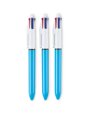 PEMBROOK Essential Stationery Mix (4-Colour Pens) for £0.99 at Aldi