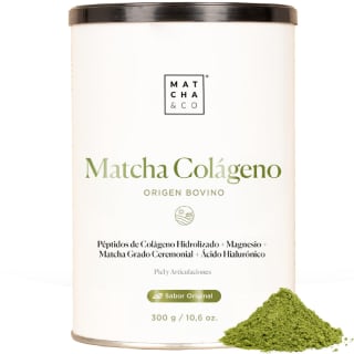 Matcha Colágeno MAGNESIO Y ÁCIDO HIALURÓNICO 300g por 19.99€