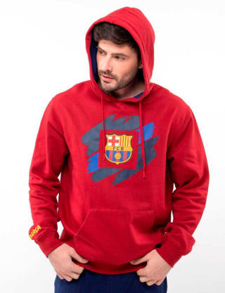 Polerón c/Gorro de Algodón Hombre Barcelona Oferta $10.000 Disponible en abc.cl