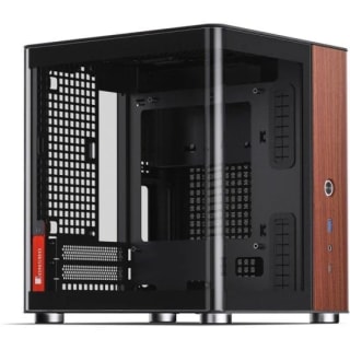 Torre PC Caja Jonsbo Tk-0 Negro Mini-ITX con paneles de madera nogal por 84.89€
