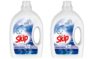 2 Botes de Skip Detergente líquido Ultimate Máxima eficacia 33 lavados por 12.45€