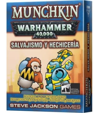 Juego de mesa Munchkin - Warhammer 40000 - Salvajismo y hechicería por 3€
