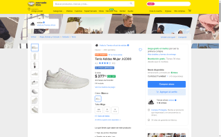 Tenis adidas Lite Racer 4.0 Mujer por $378 | Oferta Mercado Libre