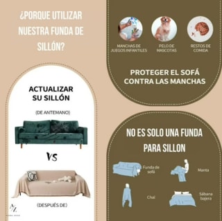 Fundas d/Sillón Medida Ajustable Cubre Sofa Az Gris 2 Cuerpos gris $15.990 MundoLider