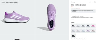 Tenis Response Runner Adidas por $686