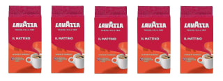 5 x Lavazza Il Mattino Café Molido Tueste Natural Intensidad 10 250g por 9.95€