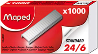 MAPED 1000 Staples 24/6 – Pack of 4 for £0.92