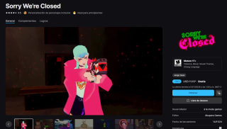 Sorry We're Closed Gratis en Epic Games