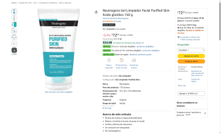 Gel Neutrogena 150g por $72 | Descuento Amazon