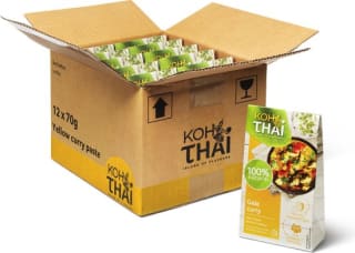 12 stuks Koh Thai Yellow curry paste voor €11,52 bij Bol