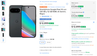 Google Pixel 10 128GB por $10,859 en Mercado Libre