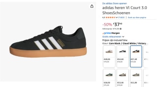 Adidas VL Court 3.0 Sneakers voor €37,49 bij Amazon