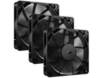 3 Ventiladores Corsair RS120 PWM paquete triple negro por 17,90€