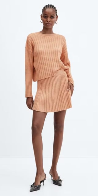 Falda canalé evasé por 2.99€
