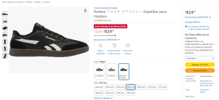 Reebok Forte Lounger tenis para hombre por $824 en Amazon