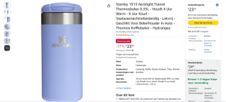 Stanley Thermosbeker voor €23,49