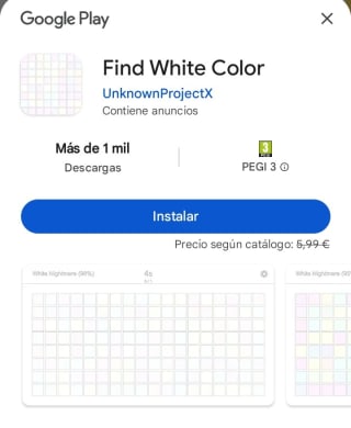Juego Find White Color Gratis.