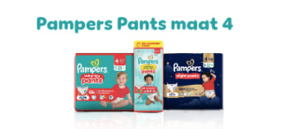Pampers Pants maat 4 gratis na cashback