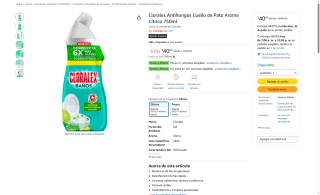 Cloralex Antihongos Cuello de Pato 750ml por $41 | Oferta Amazon