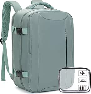 Ryanair & Wizz Air Cabin Bag 40x25x20 + Travel Backpack with TSA Clear Bag – £7.99 at