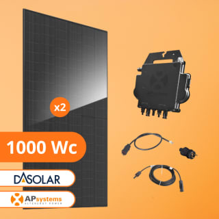 Kit solaire 1000 Wc DAS Solar APSystems DS3 - à brancher sur prise à 279,90€