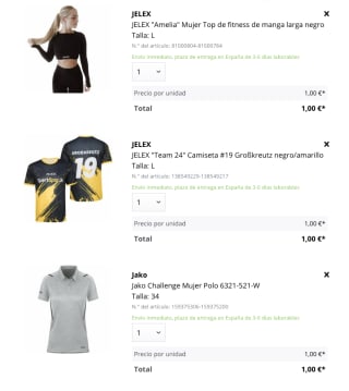 Mega Oferta todo por 1€ ropa deportiva, accesorios y muchas cosas corre que se agota