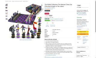 Juego Ajedrez Batman por $710 | Oferta Amazon