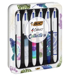 BIC 4 Colores Collection Caja Metálica x6 por 5,62€ (62% ahorro)