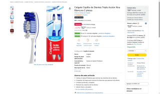 Cepillo Colgate Triple Acción por $32 | Oferta Amazon