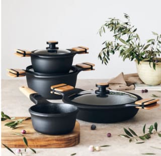 Batería de cocina Bra Market de 7 piezas por 203,40€