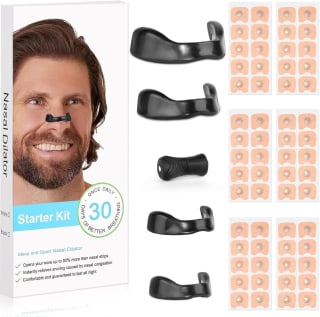 Kit de 30 pares de dilatador nasal magnético (60 tiras) por $87.30 en Amazon