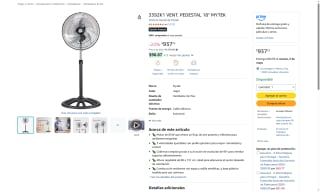 Ventilador Mytek 3392 por $937 | Oferta Amazon