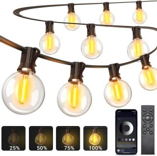 Guirnalda de luces exterior ROSCOO 30M por $490 en Amazon
