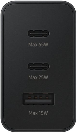 Samsung Travel Adapter Trio 65W (2x USB-C, 1x USB-A) voor €20 bij Bol