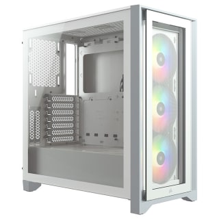 Corsair iCUE 4000X RGB Cristal templado (Blanco) por 49,90€