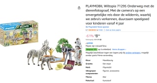 PLAYMOBIL Wiltopia - Onderweg met de dierenfotograaf voor €8,54 bij Amazon