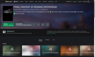 Final Fantasy VII Remake Intergrade por $280 | Oferta Xbox Store