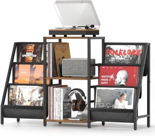 Bikoney Meuble Platine Vinyle pour 57,14€ chez Amazon